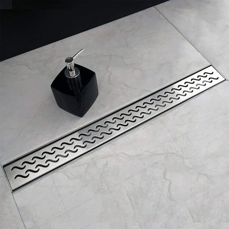 bathroom floor drain neodrain 36 inch rectangular linear shower drain with slight sea grate brushed 304 stainless steel bathroom floor drain neodrain 36 inch rectangular linear shower drain with slight sea grate brushed 304 stainless steel